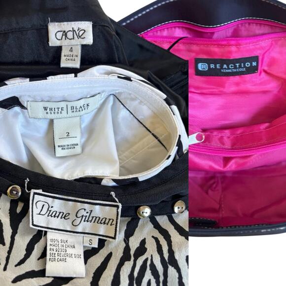 Y2K VTG. 4 PC. 2000'S VTG. CACHE DRESS TOPS PURSE BUNDLE 2/4 SMALL - Picture 8 of 8